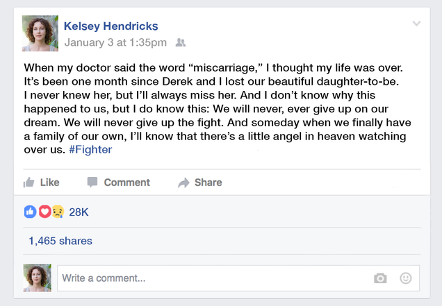 Illustration for article titled Almost Inspiring: This Woman’s First Post About Her Miscarriage Showed How Strong She Was, But Then Her Next 8 Posts Were Just Way Too Fucking Sad To Go Viral